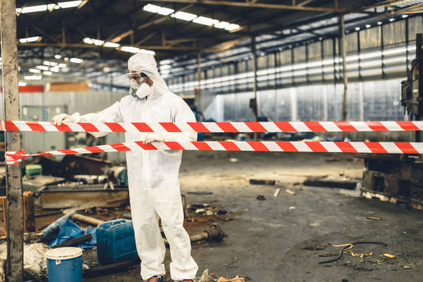 Professional Biohazard technician working in Holderness, NH